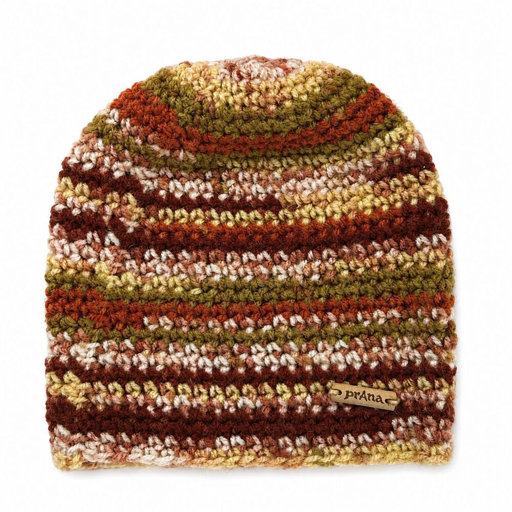 New Prana Beanie Hat Knit Stripe OS One Size Womens Kids Heart for Africa